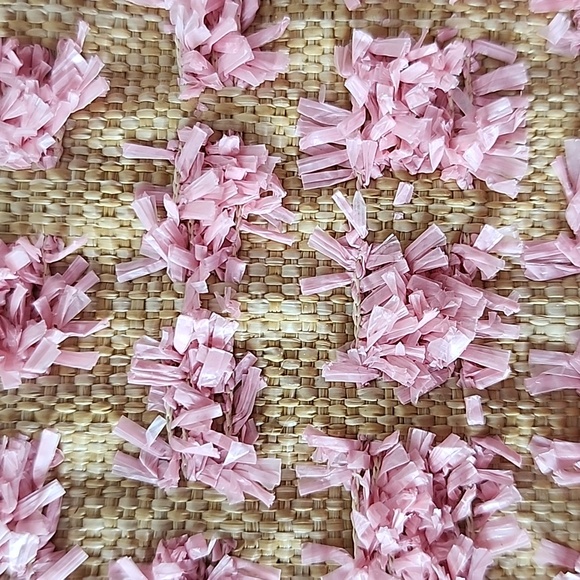 Karl Lagerfeld Paris straw spring clutch with tassels, like new. - Picture 5 of 16